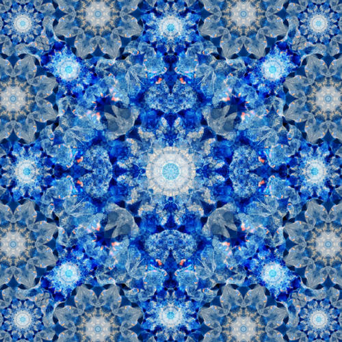 Aqua Crystal Mandala