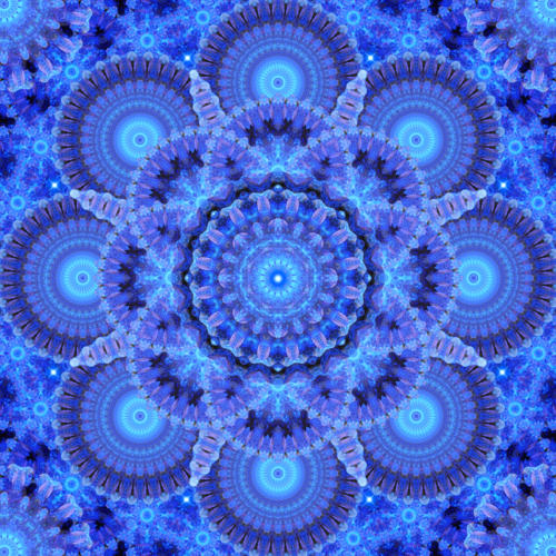 Azure Harmony Mandala