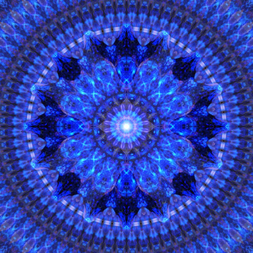 Azure Shield Mandala