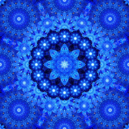 Lapis Crown Mandala